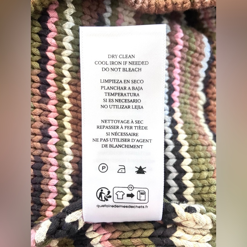 NWT RAILS Brixton Knit Sweater Vest Green/Brown/Pink Multi Forest Space Dye XL - Picture 16 of 16
